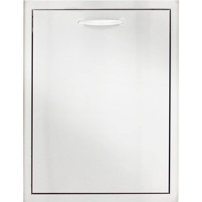 Blaze 20" Roll-Out Double Trash / Recycling Bin in Stainless Steel Finish (BLZ-TREC-DRW-H)