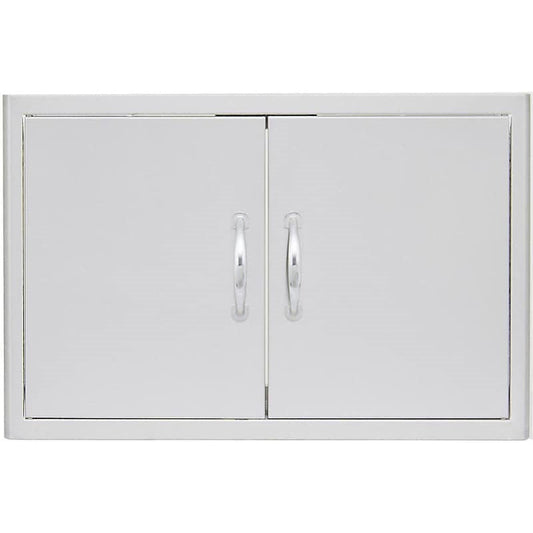 Blaze 32" Double Access Door With Paper Towel Holder in Stainless Steel (BLZ-AD32-R)
