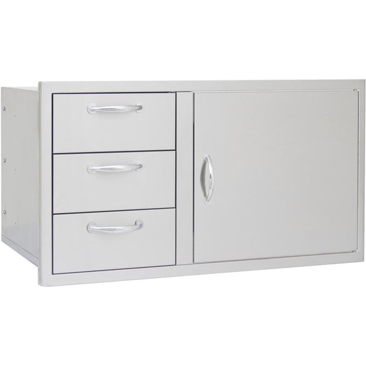 Drawer Combo in Stainless