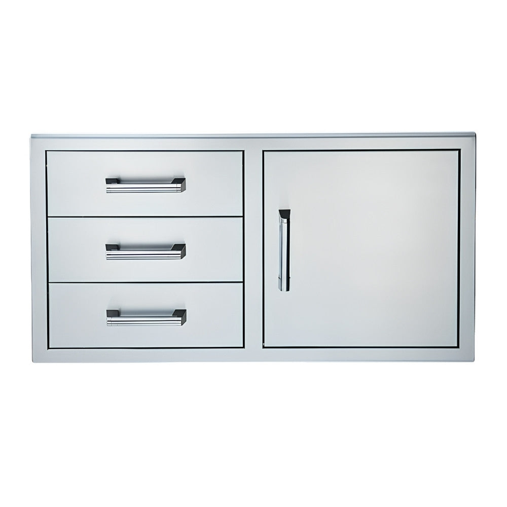 Broilmaster 42" Single Door with Triple Drawer
