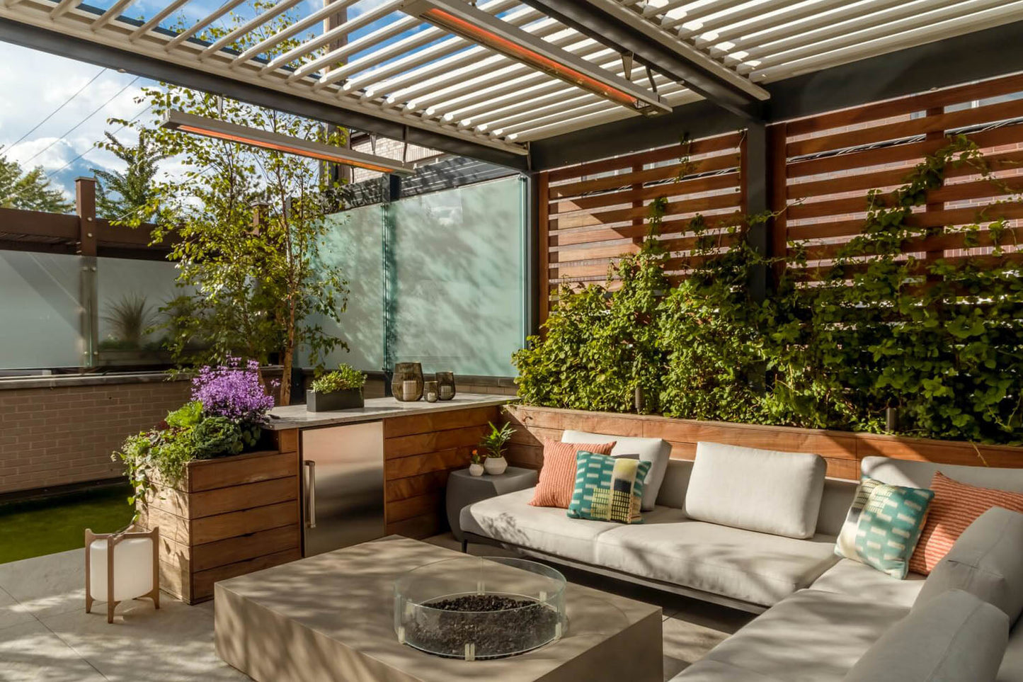 Infratech SL-Series Slimline Single Element 3000Watt Outdoor Electric Heater | 208V