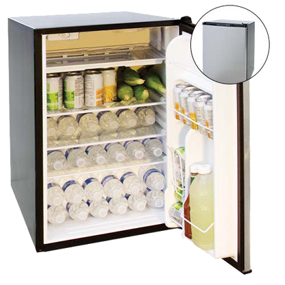 Cal Flame 20-Inch 4.5 Cu. Ft. Capacity Stainless Steel Compact Refrigerator with Recessed Handle