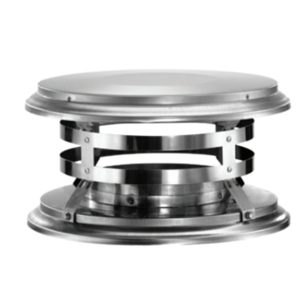 DuraVent - Cathedral Ceiling With Black Double Wall Pipe Wood Stove Chimney Kit