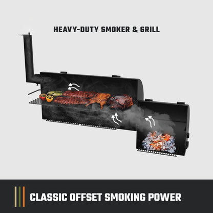 Oklahoma Joe's Longhorn Classic Offset Smoker & Grill