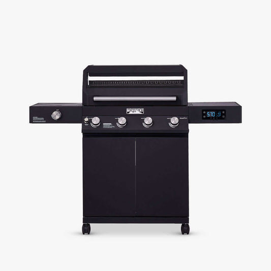 Monument Denali 425 | Black Smart Tech Propane Gas Grill