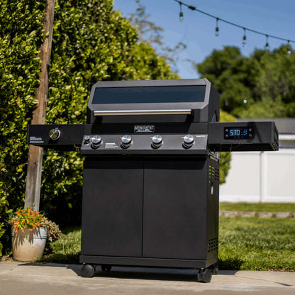 Monument Denali 425 | Black Smart Tech Propane Gas Grill