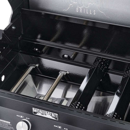 Monument Denali 425 | Black Smart Tech Propane Gas Grill