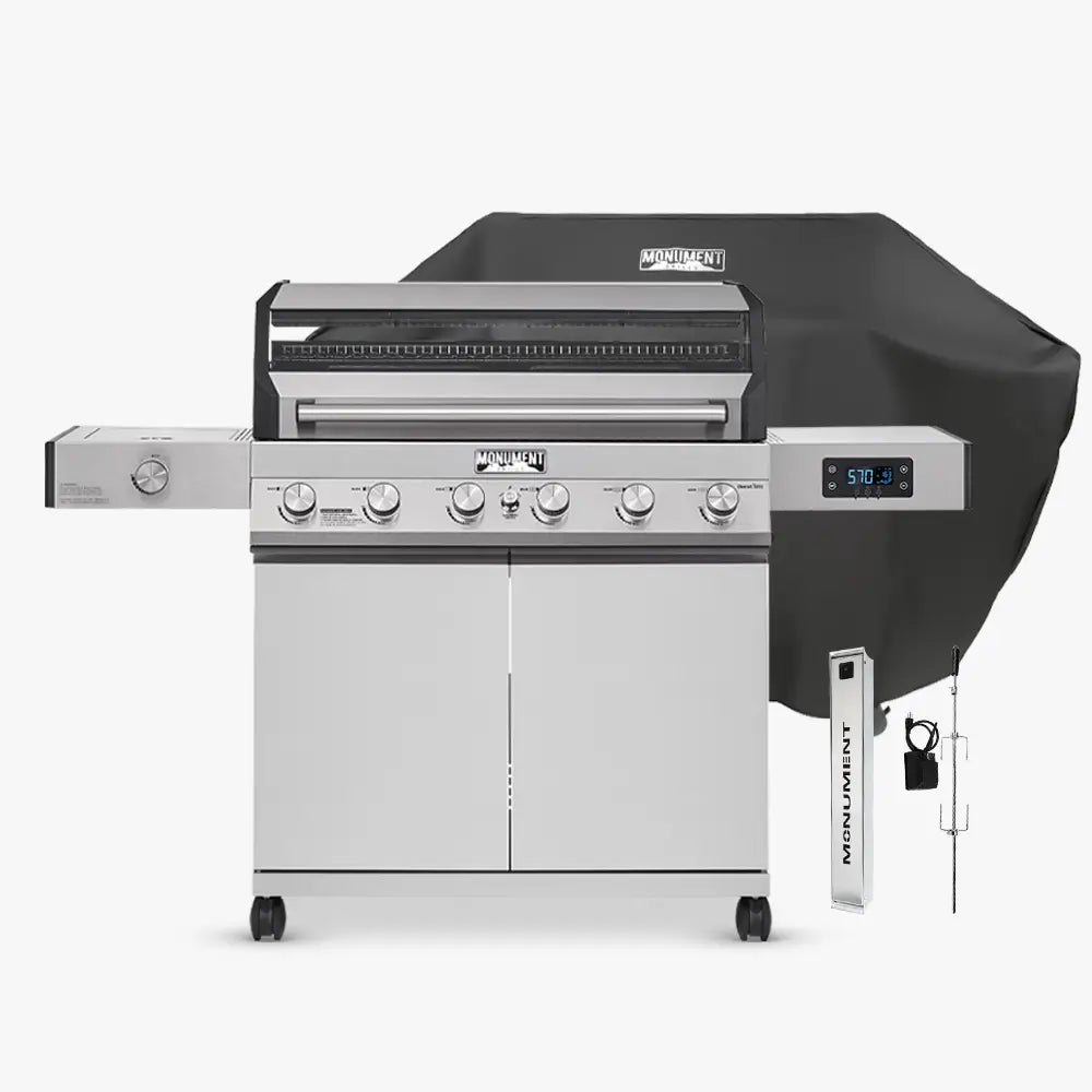 Monument Denali 605 | Stainless Steel Smart Tech Natural/Propane Gas Grill