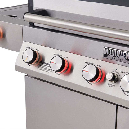 Monument Denali 605 | Stainless Steel Smart Tech Natural/Propane Gas Grill
