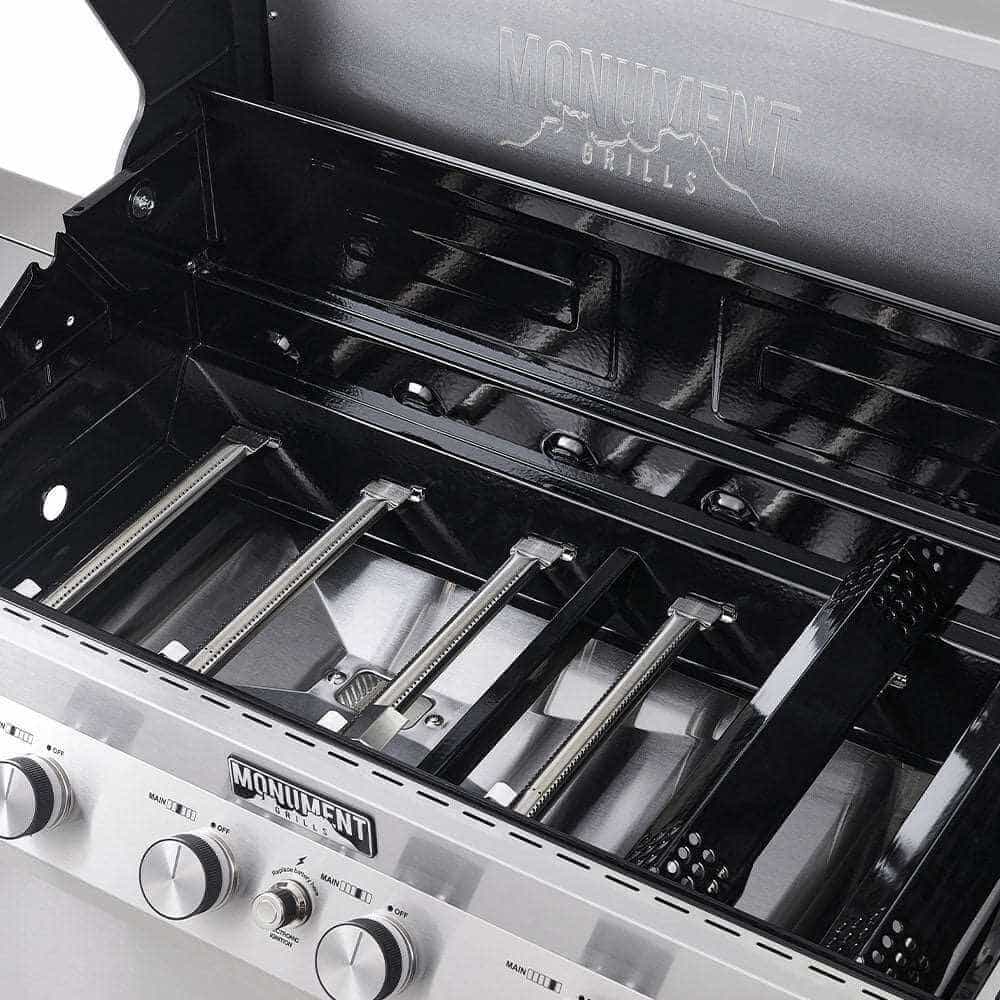 Monument Denali 605 | Stainless Steel Smart Tech Natural/Propane Gas Grill