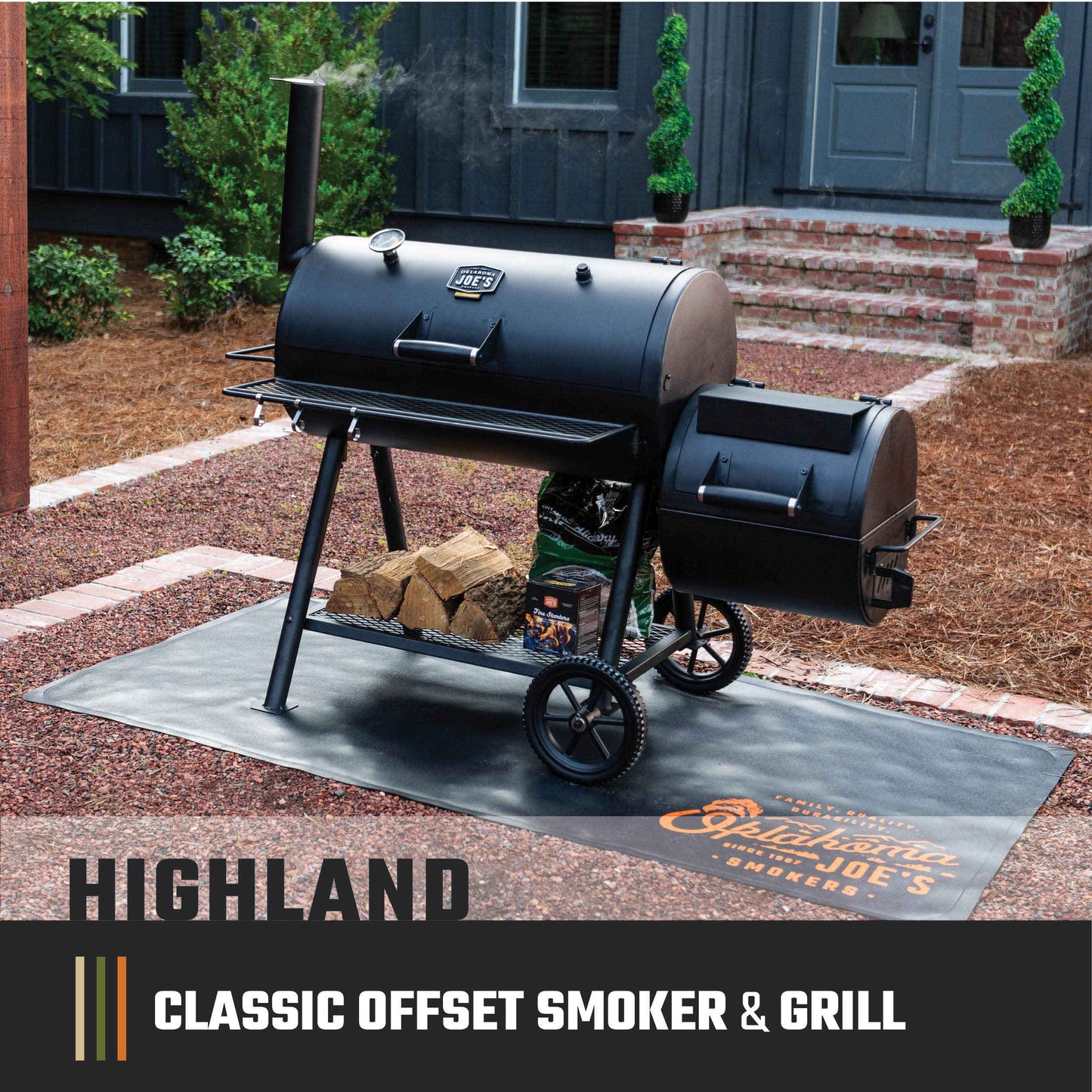 Oklahoma Joe's Highland Classic Offset Smoker & Grill