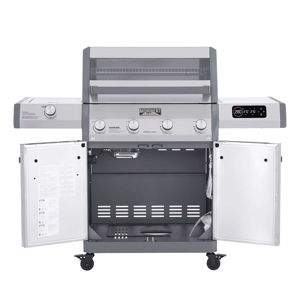 Monument Eminence 405 | Clearview® Smart Stainless Gas Grill