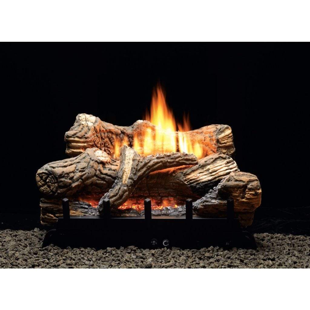 Empire | 18" Flint Hill Ceramic Fiber Gas Log Set with Vent-Free Contour Burner