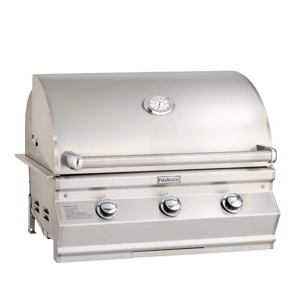 Fire Magic 30" 3-Burner Choice Multi-User Built-In Gas Grill w/ Analog Thermometer (C540i)