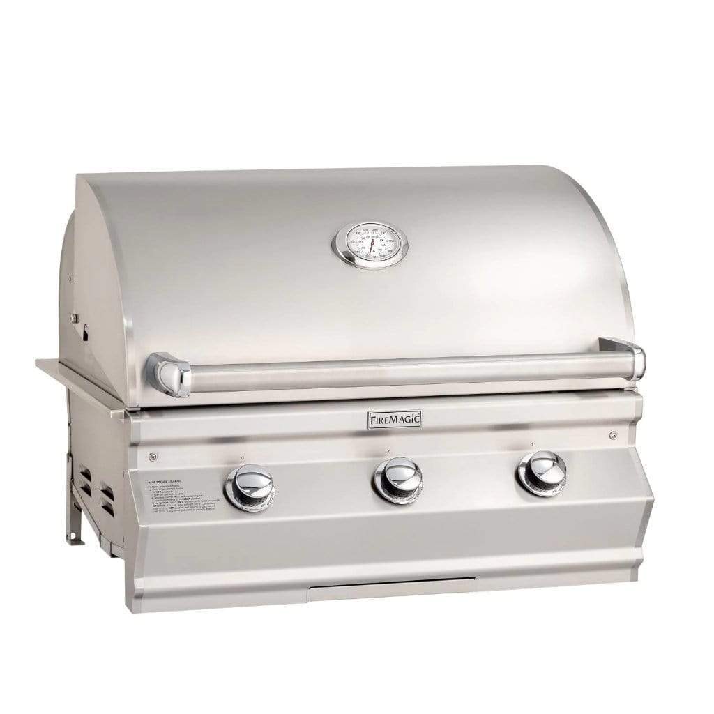 Fire Magic 34" 3-Burner Choice Multi-User Built-In Gas Grill w/ Analog Thermometer (C540i)