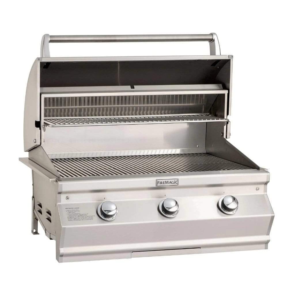 Fire Magic 34" 3-Burner Choice Multi-User Built-In Gas Grill w/ Analog Thermometer (C540i)