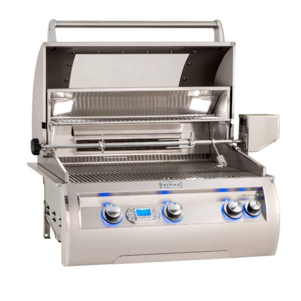 Fire Magic 30" 3-Burner Echelon Diamond Built-In Gas Grill w/ Rotisserie & Digital Thermometer (E660i)