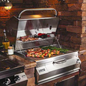 Built-In Charcoal Grill 