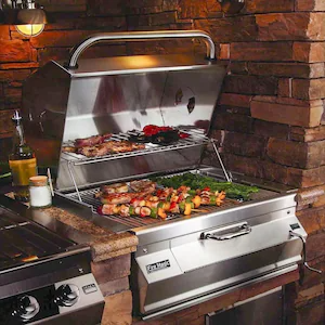 Fire Magic 24" Legacy Series Built-In Charcoal Grill in Stainless Steel Finish (12-SC01C-A)