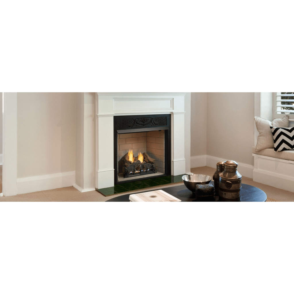 Monessen Lo-Rider LCUF Clean Face Vent Free Gas Firebox 42"