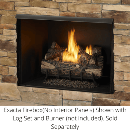 Monessen - 36" Exacta Vent Free Circulating Clean Face Firebox with Interior Panels