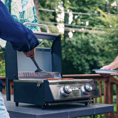 Monument 2-Burner | Stainless Steel Portable Propane Gas Grill