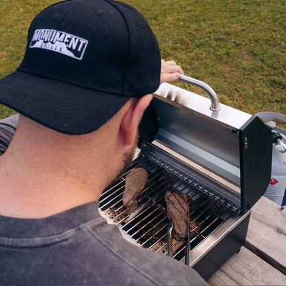 Monument 2-Burner | Stainless Steel Portable Propane Gas Grill