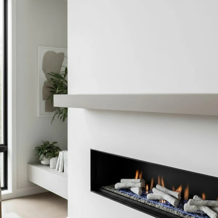 Horizon Concrete Non-Combustible Fireplace Mantel Shelf