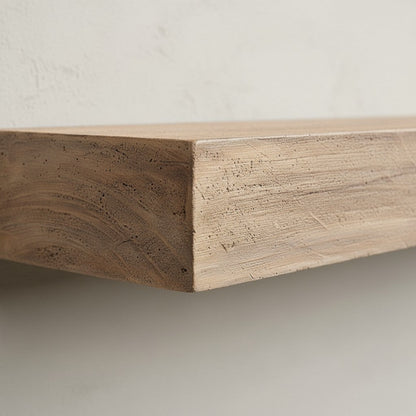 Flat Sawn Non-Combustible Concrete Fireplace Mantel Shelf