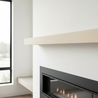 Horizon Concrete Non-Combustible Fireplace Mantel Shelf