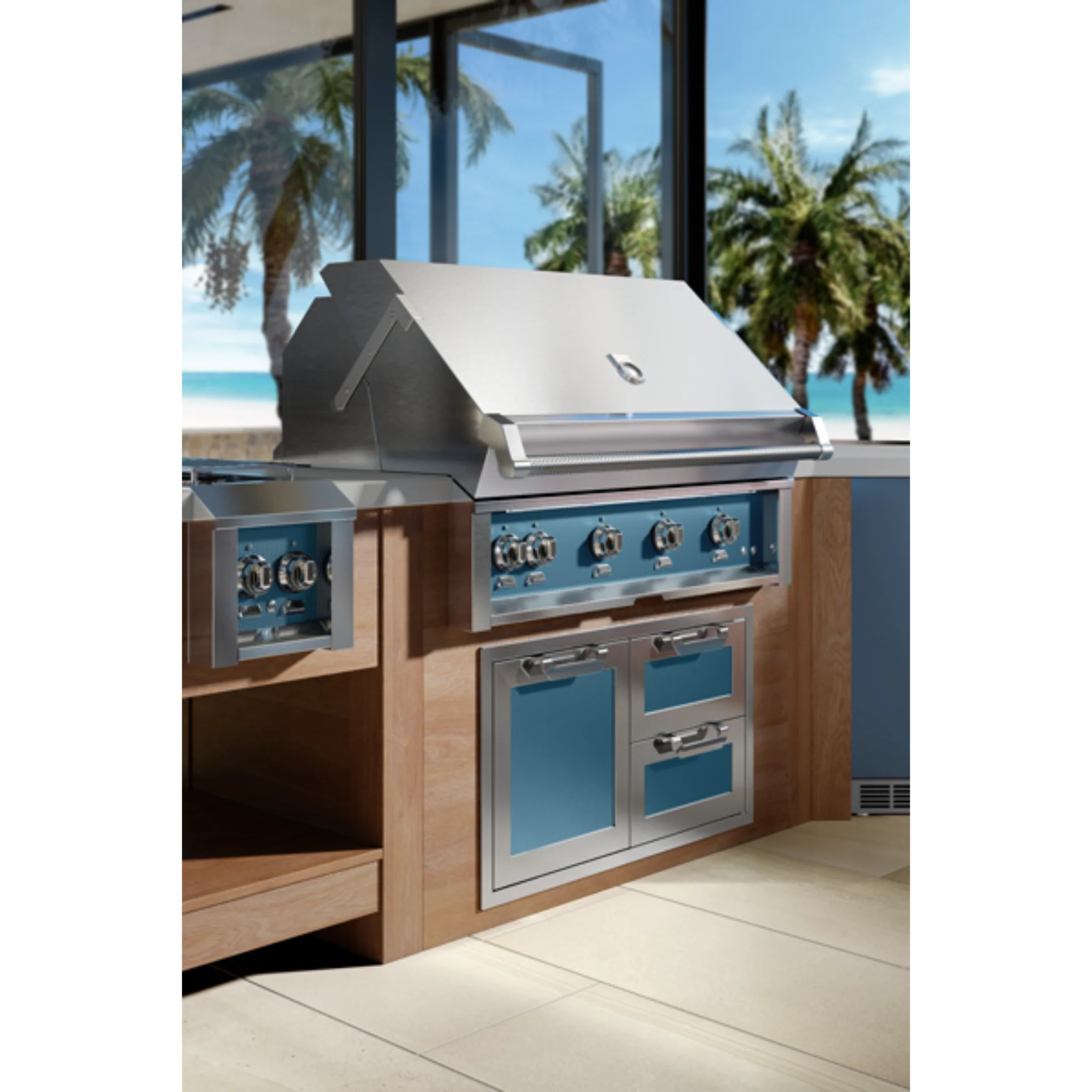 Hestan 42" Outdoor Combo Door & Drawer - AGSDR42