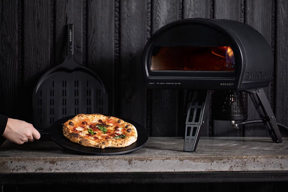 Gozney Black Roccbox Portable Pizza Oven - Lifestyle Image