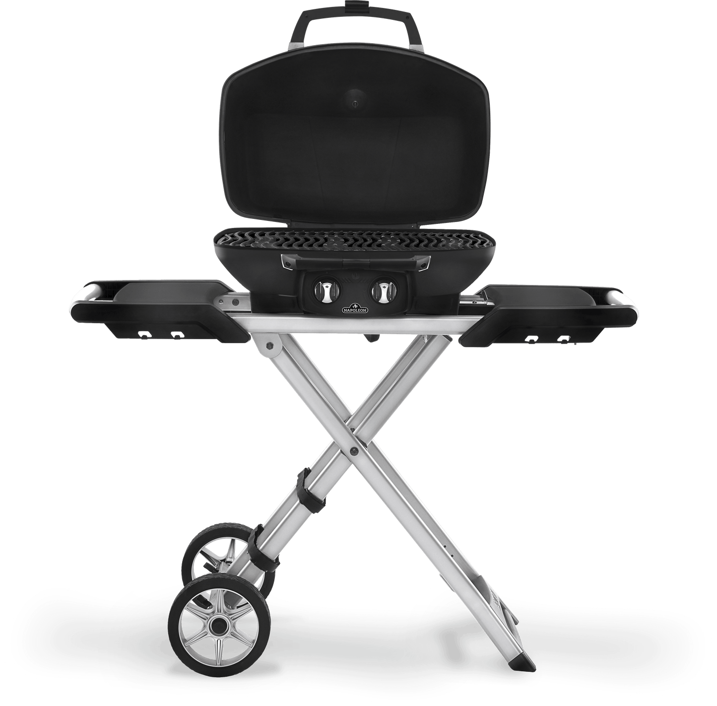 Napoleon TravelQ PRO 285X (BLACK) Portable Propane Gas Grill with Scissor Cart PRO285X-BK