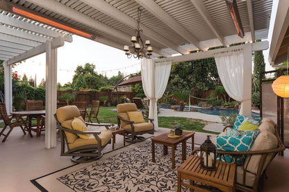 Infratech SL-Series Slimline Single Element 3000Watt Outdoor Electric Heater | 208V