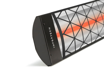 Infratech Motif Contemporary Fascia Kit for Single Element Heater | Black