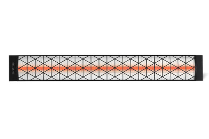 Infratech Motif Contemporary Fascia Kit for Single Element Heater | Black