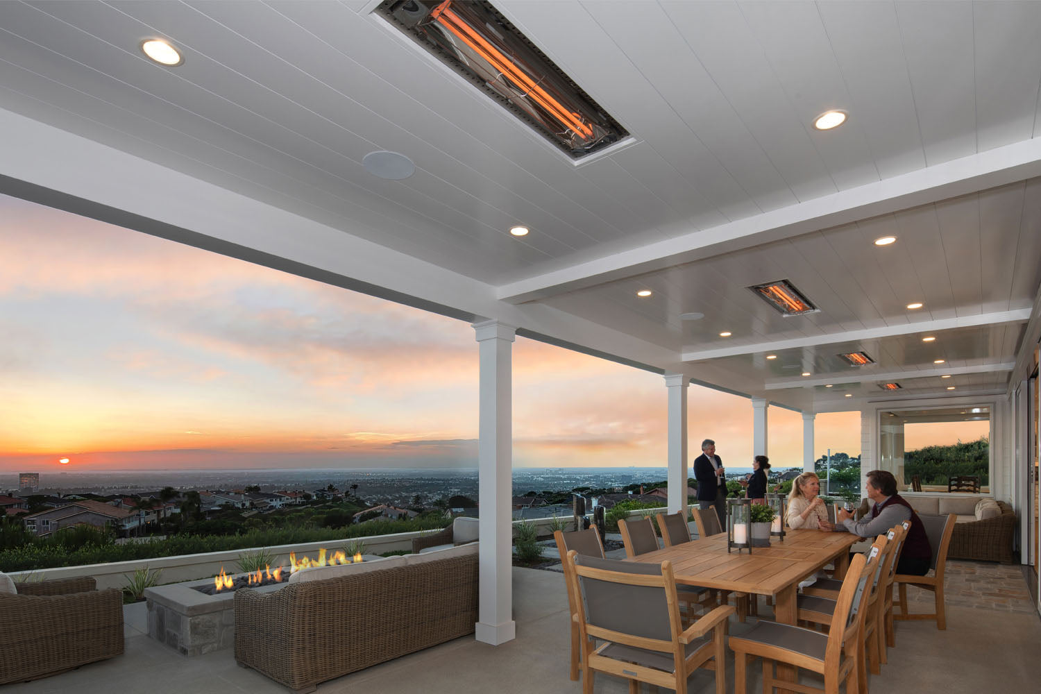 Infratech WD-Series Double Element 5200Watt Outdoor Infrared Electric Heater | 277V