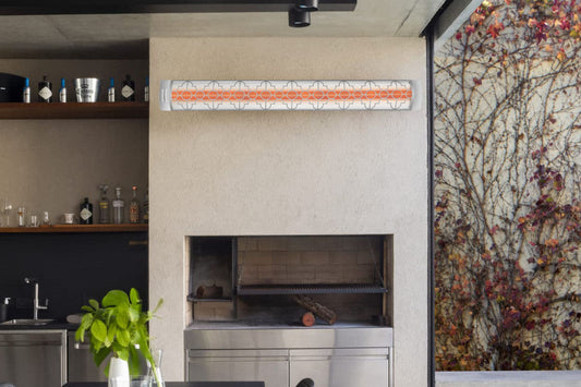 Infratech Motif Mediterranean Fascia Kit for Double Element Heater | Stainless Steel