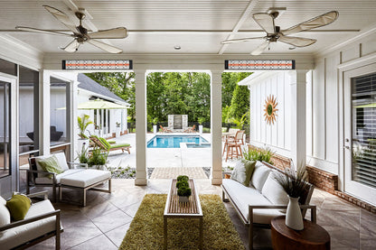 Infratech Motif Craftsman Fascia Kit for Single Element Heater | Black