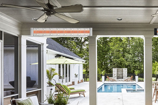 Infratech Motif Craftsman Fascia Kit for Double Element Heater | Stainless Steel