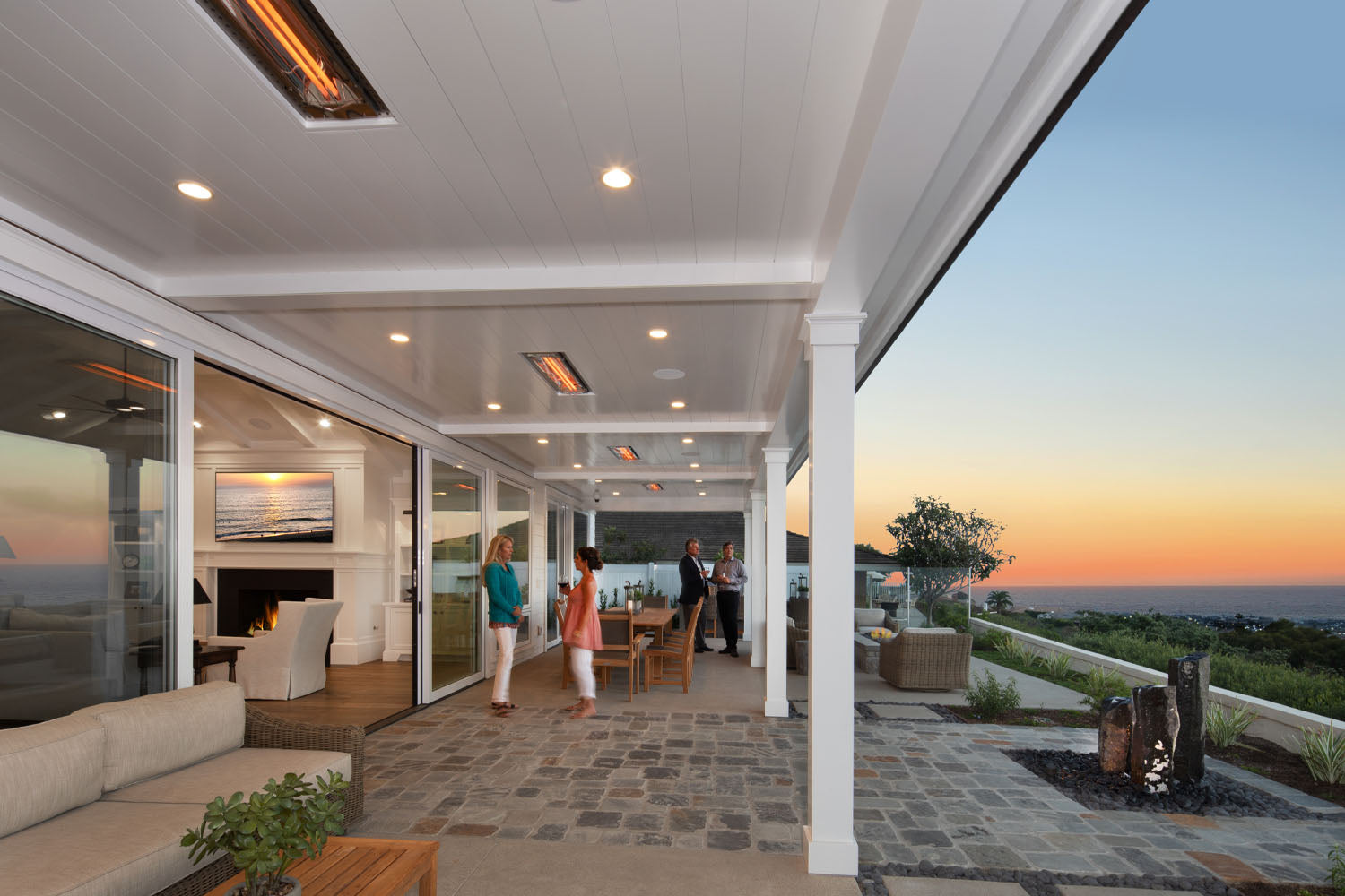 Infratech WD-Series Double Element 3000Watt Outdoor Infrared Electric Heater | 208V