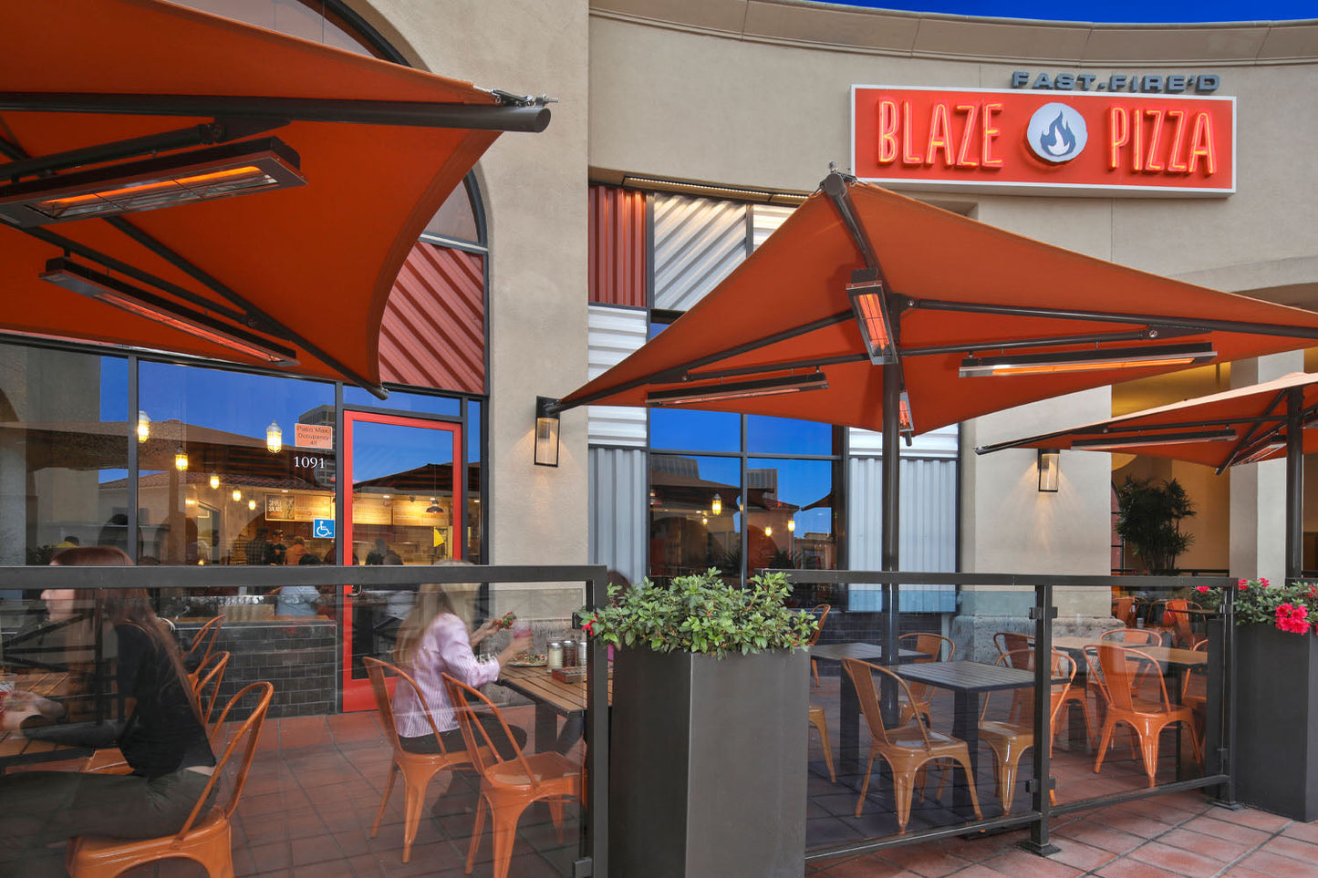 Infratech SL-Series Slimline Single Element 2400Watt Outdoor Electric Heater | 208V