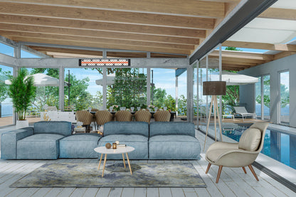 Infratech Motif Traditional Fascia Kit for Single Element Heater | Black