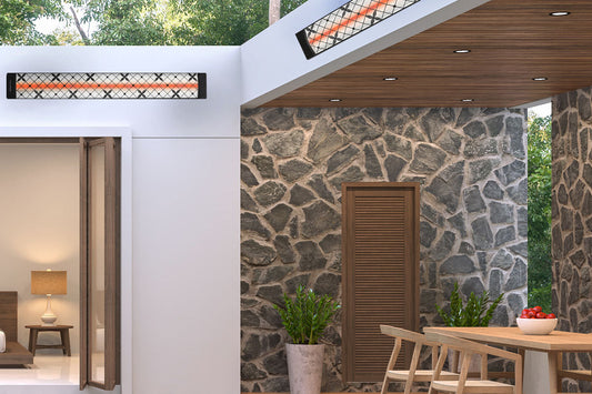 Infratech Motif Traditional Fascia Kit for Single Element Heater | Black