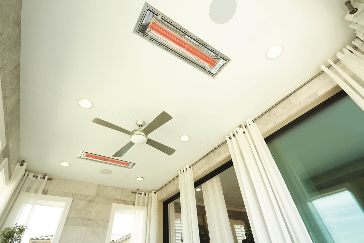 Infratech WD-Series Double Element 4000Watt Outdoor Infrared Electric Heater | 208V