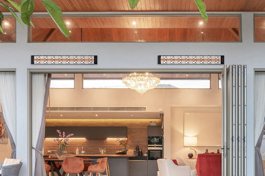 Infratech Motif Craftsman Fascia Kit for Single Element Heater | Black