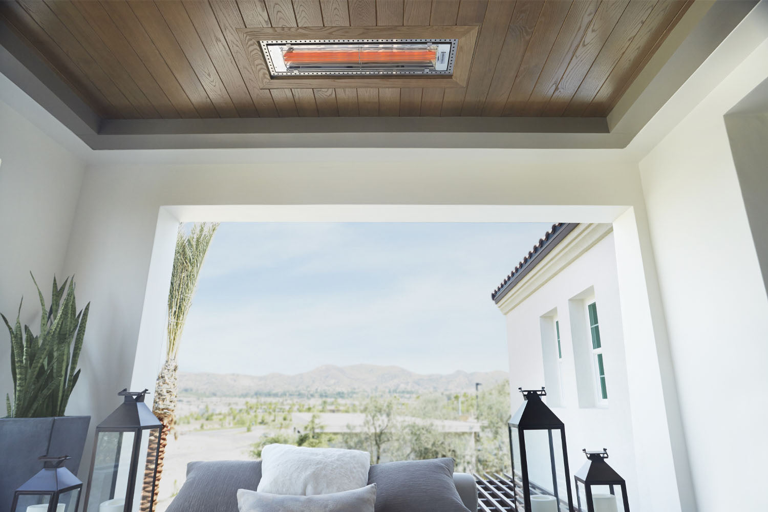 Infratech WD-Series Double Element 5200Watt Outdoor Infrared Electric Heater | 480V