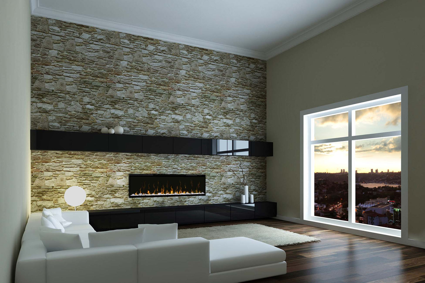 Dimplex IgniteXL 50" Linear Recessed / Built in Electric Fireplace