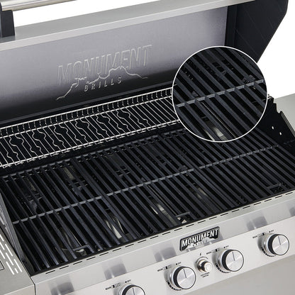 Monument Denali 425 | Black Smart Tech Propane Gas Grill