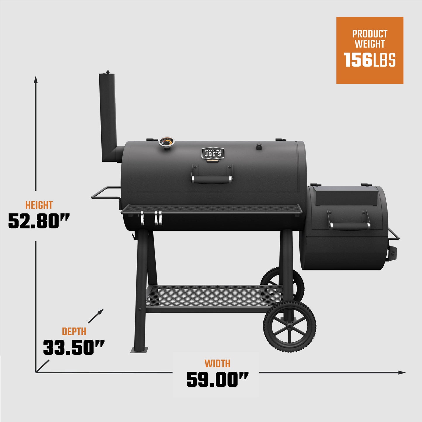 Oklahoma Joe's Highland Classic Offset Smoker & Grill